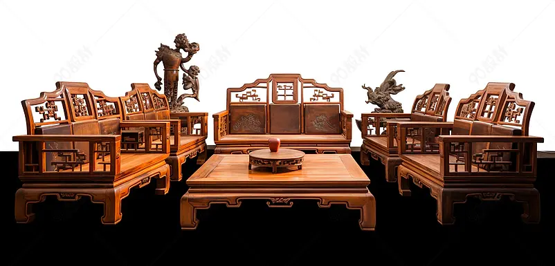 中式实木红木家具