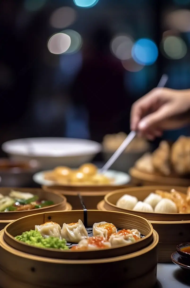 餐馆里的早点健康食物摄影图