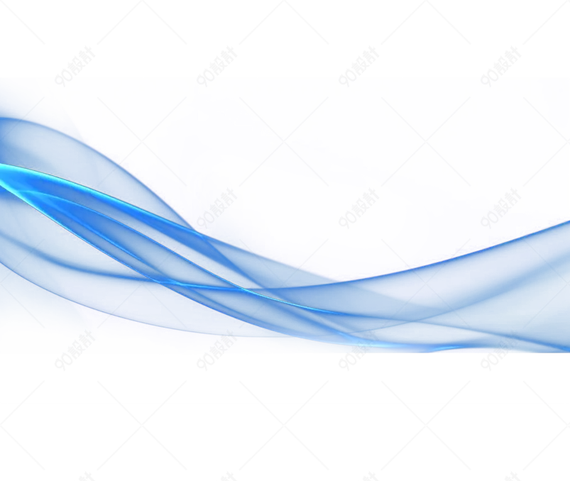 蓝色烟雾光线效果元素