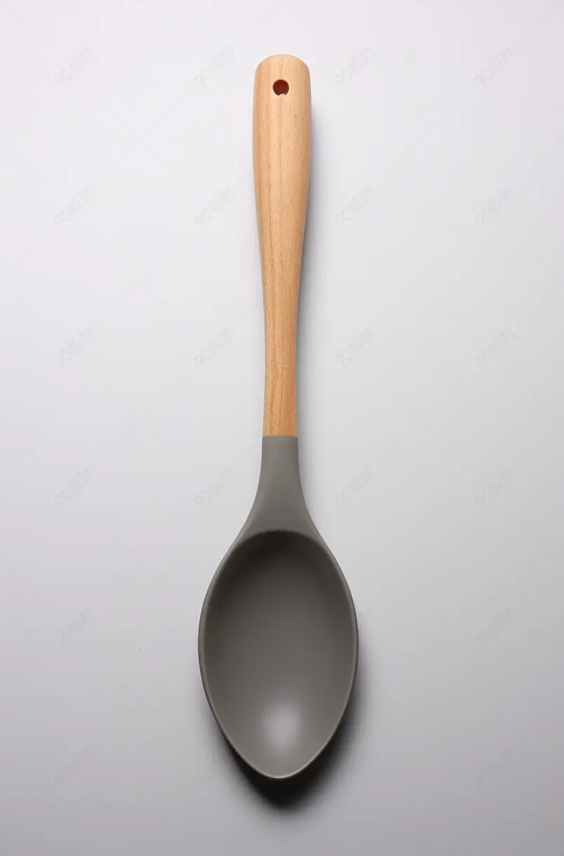 灰色硅胶木柄锅铲套装