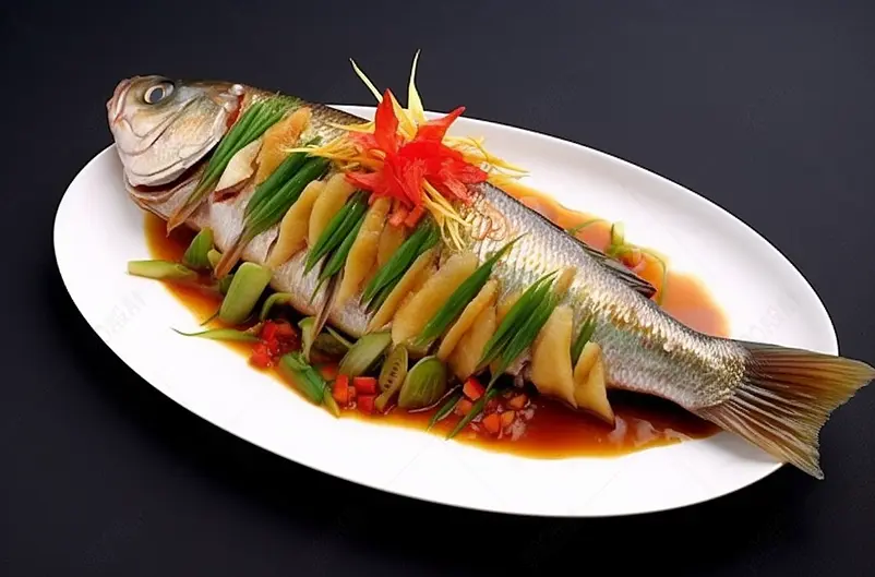 美味蒸鱼图片