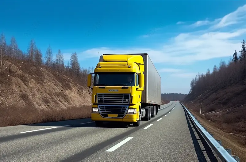 卡车货车汽修厂彩色图片宣传背景