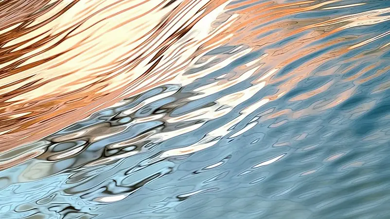 三维渲染渐变水波纹理质感背景