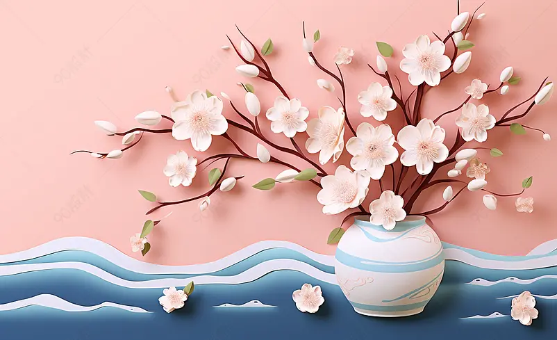 剪纸花卉