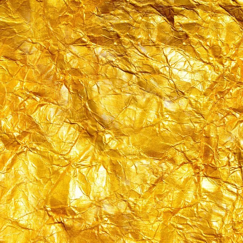 鎏金渐变卡通金箔装饰黄金背景元素