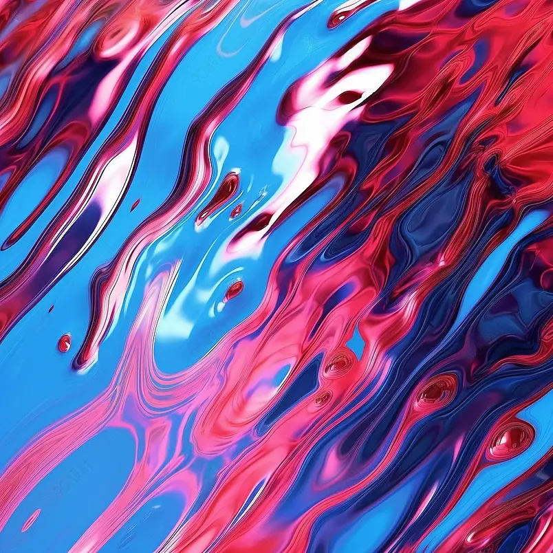 蓝色抽象艺术鎏金金属质感设计背景