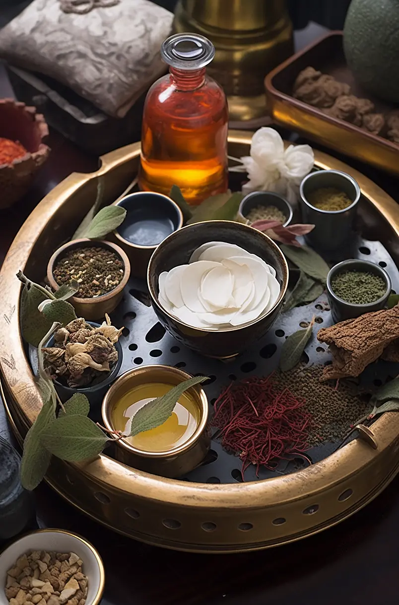 SPA中药美容静物