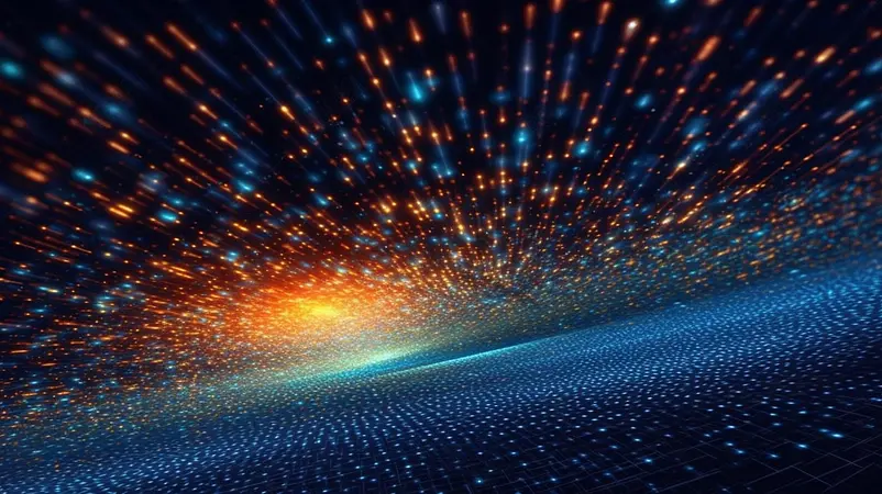 抽象粒子空间科技概念背景