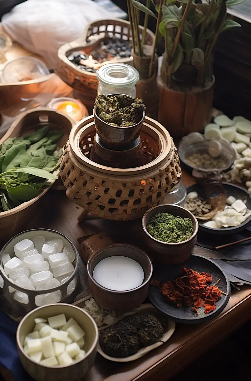 SPA中药美容静物