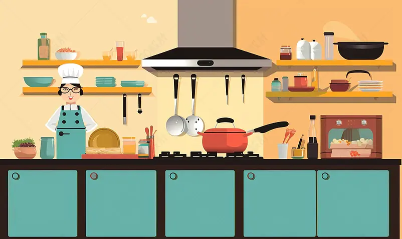 美丽的厨房