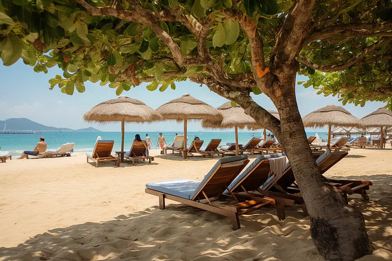 越南芽庄海滩风景