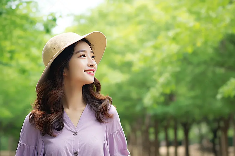夏日小清新美女