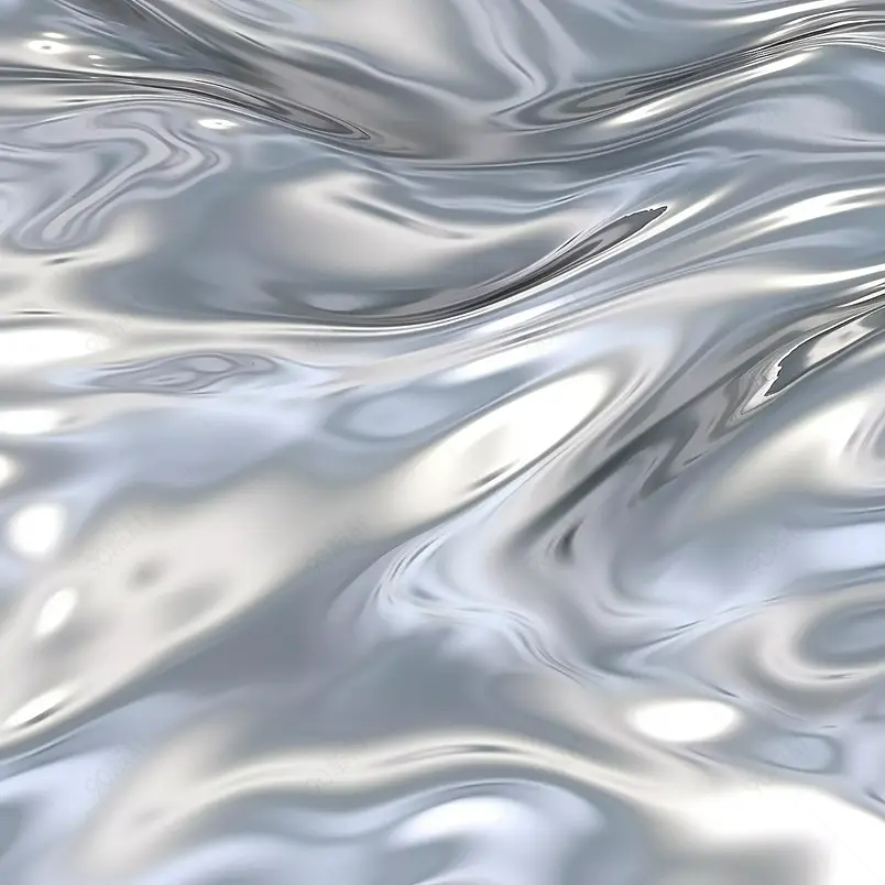 银色纹理质感水波纹背景图