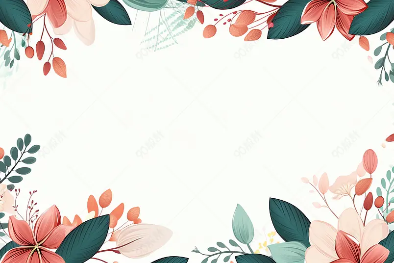 白色PPT背景数字艺术