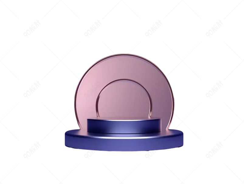 紫金色电商展台产品展示海报背景