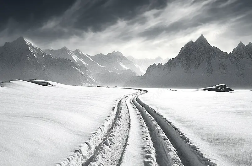 雪山道路