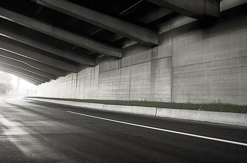 混凝土隧道路背景图