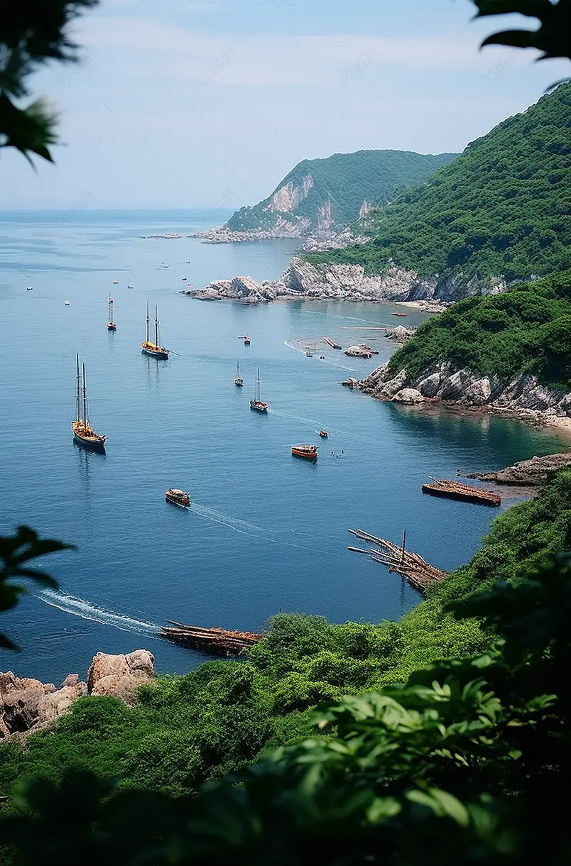 辽宁大连海参养殖海域