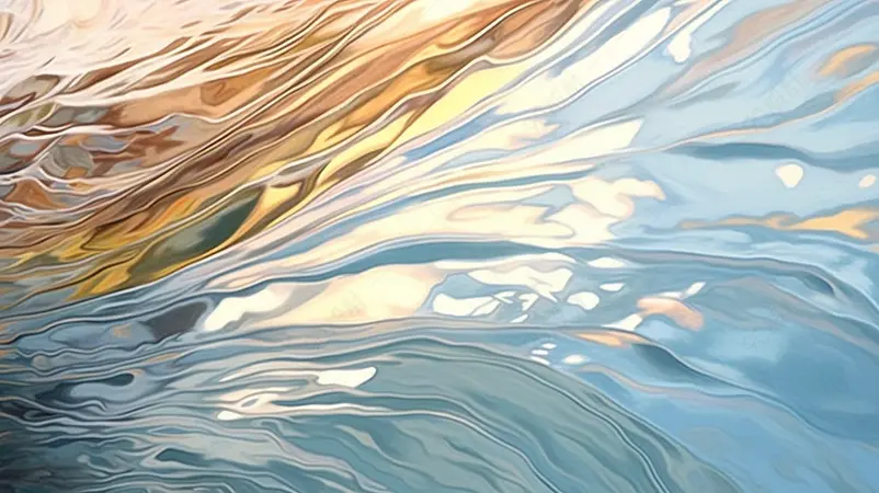 三维抽象纹理水波纹图片背景