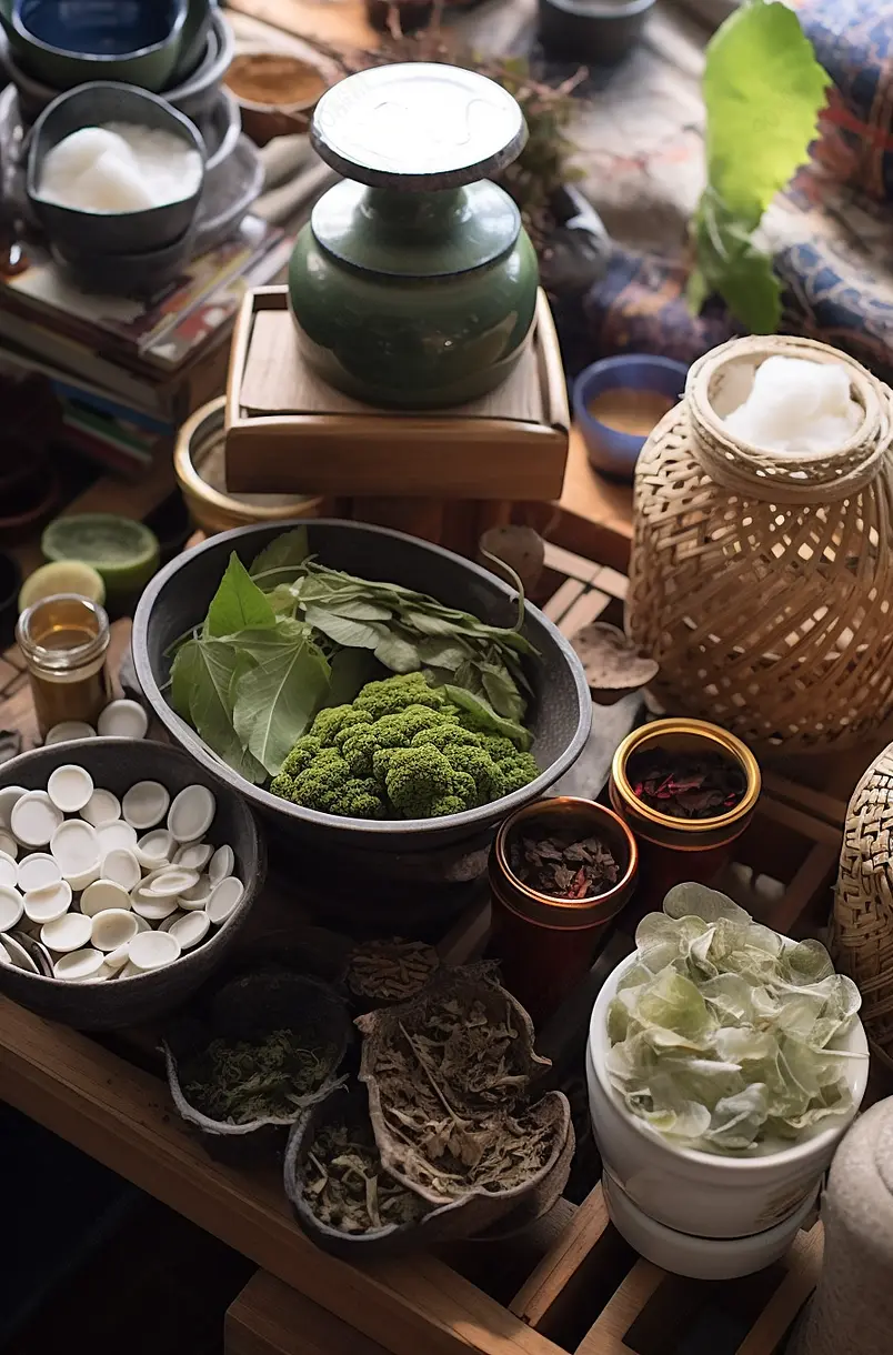 SPA中药美容静物