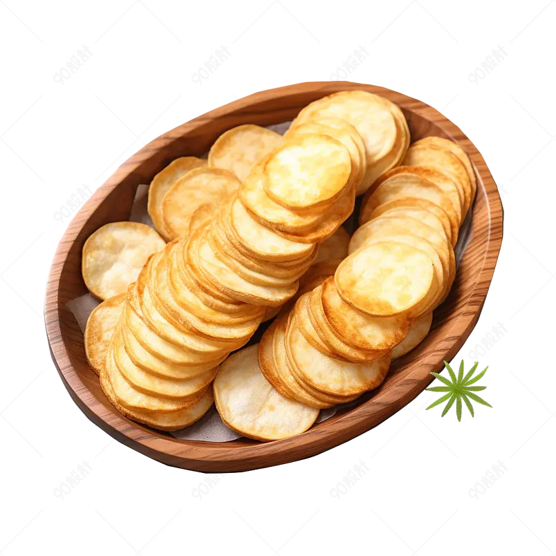 黄色实拍美味薯片食品美食休闲实拍元素