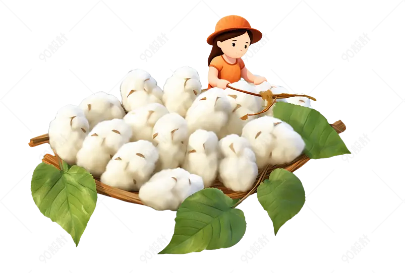 夏天立夏节气蚕茧桑叶插画手绘