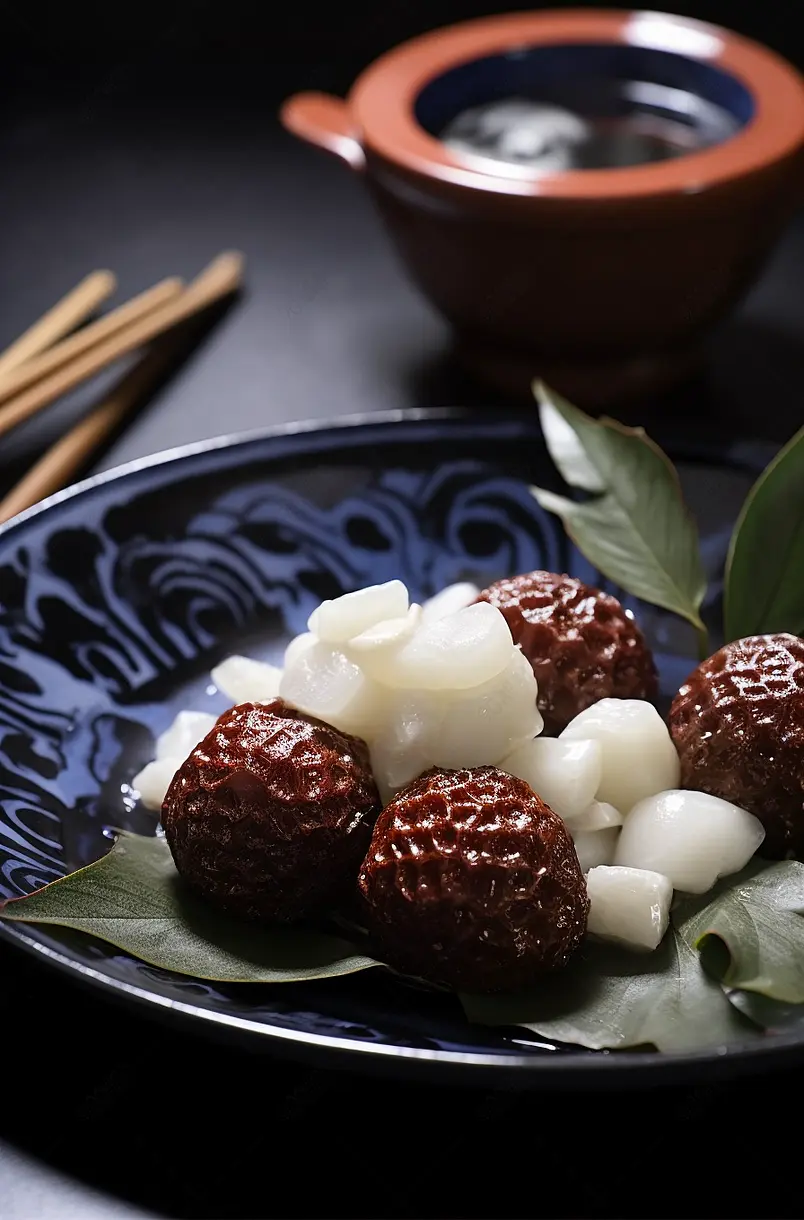 中华美食宋宴系列：荔枝和雪霞羹