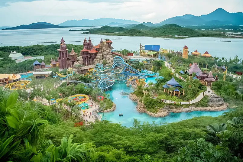 著名旅游胜地越南芽庄珍珠岛