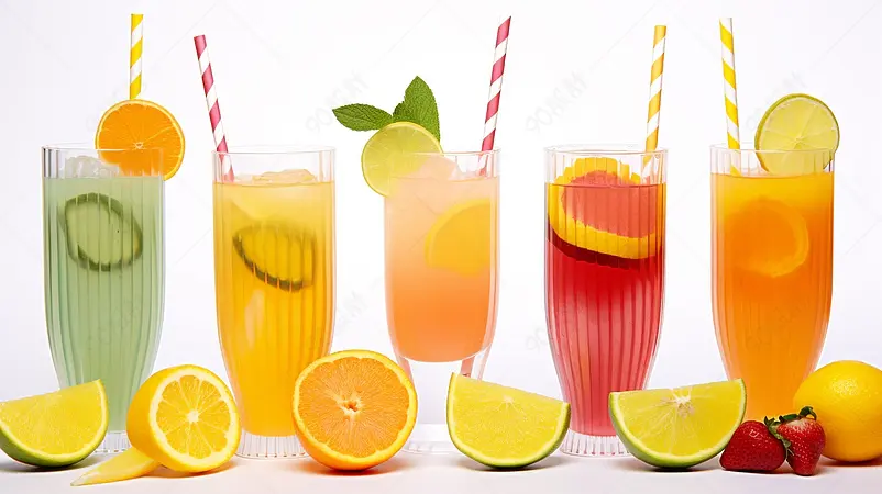 简约夏季清凉果汁水果系列