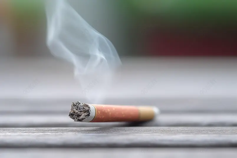 吸烟有害健康禁烟日香烟摄影图