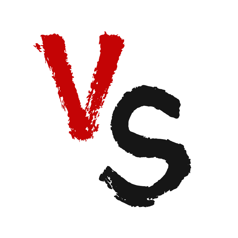 vs毛笔字电商活动文案对比艺术字