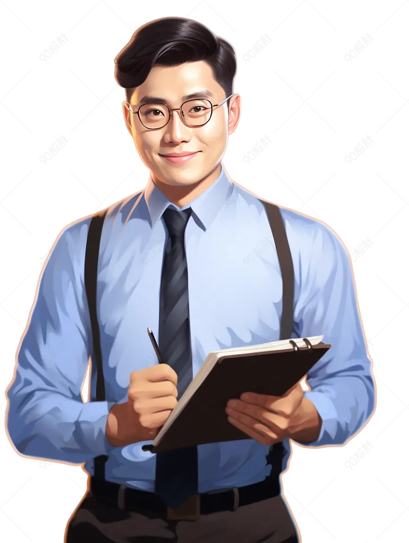 男老师教师人像亚洲男性教育教学