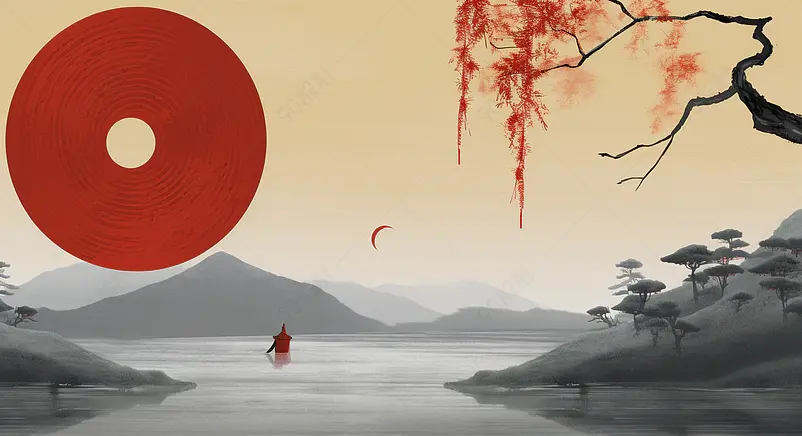 鎏金山水