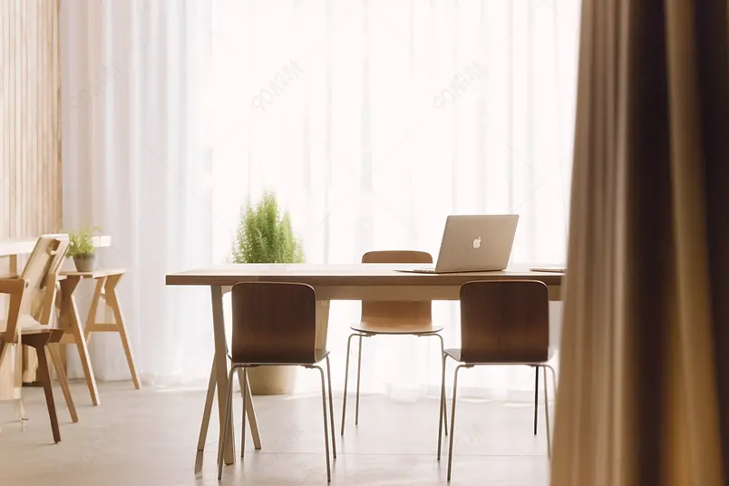 室内设计桌子椅子清晰的摄影图高清的图片午后咖啡店盆栽