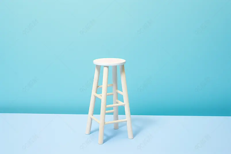 拼色高脚椅椅子凳子家居背景图
