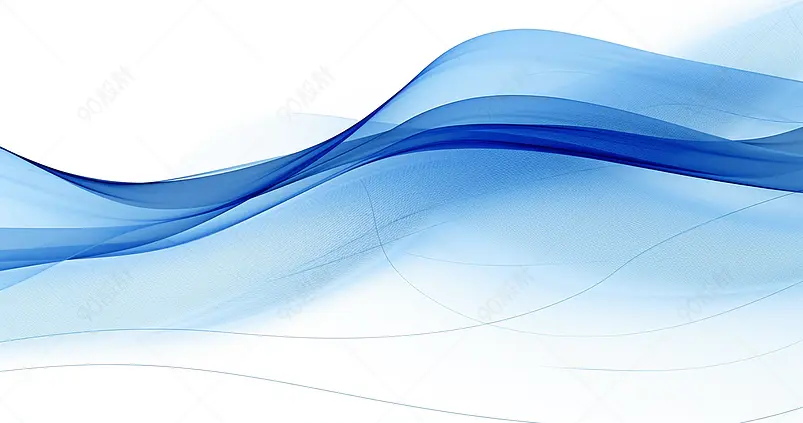 蓝色水波纹清新简约清新