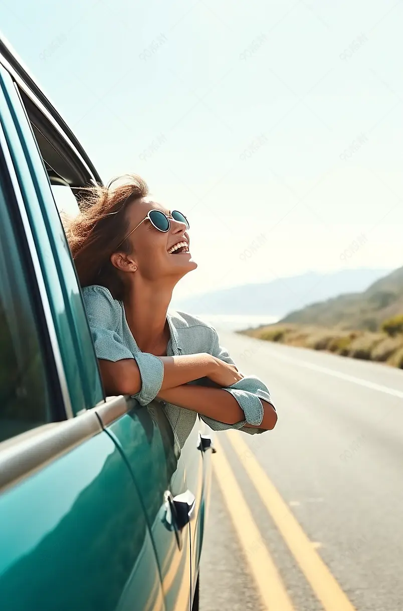 在开阔的道路上感觉自由自在