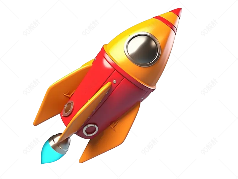 世界航天日3D火箭发射太空