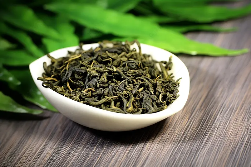 绿茶茶叶碧螺春古风拍摄摄影图