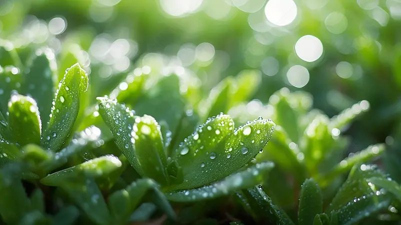 绿色植物多肉植物绿植实拍摄影图