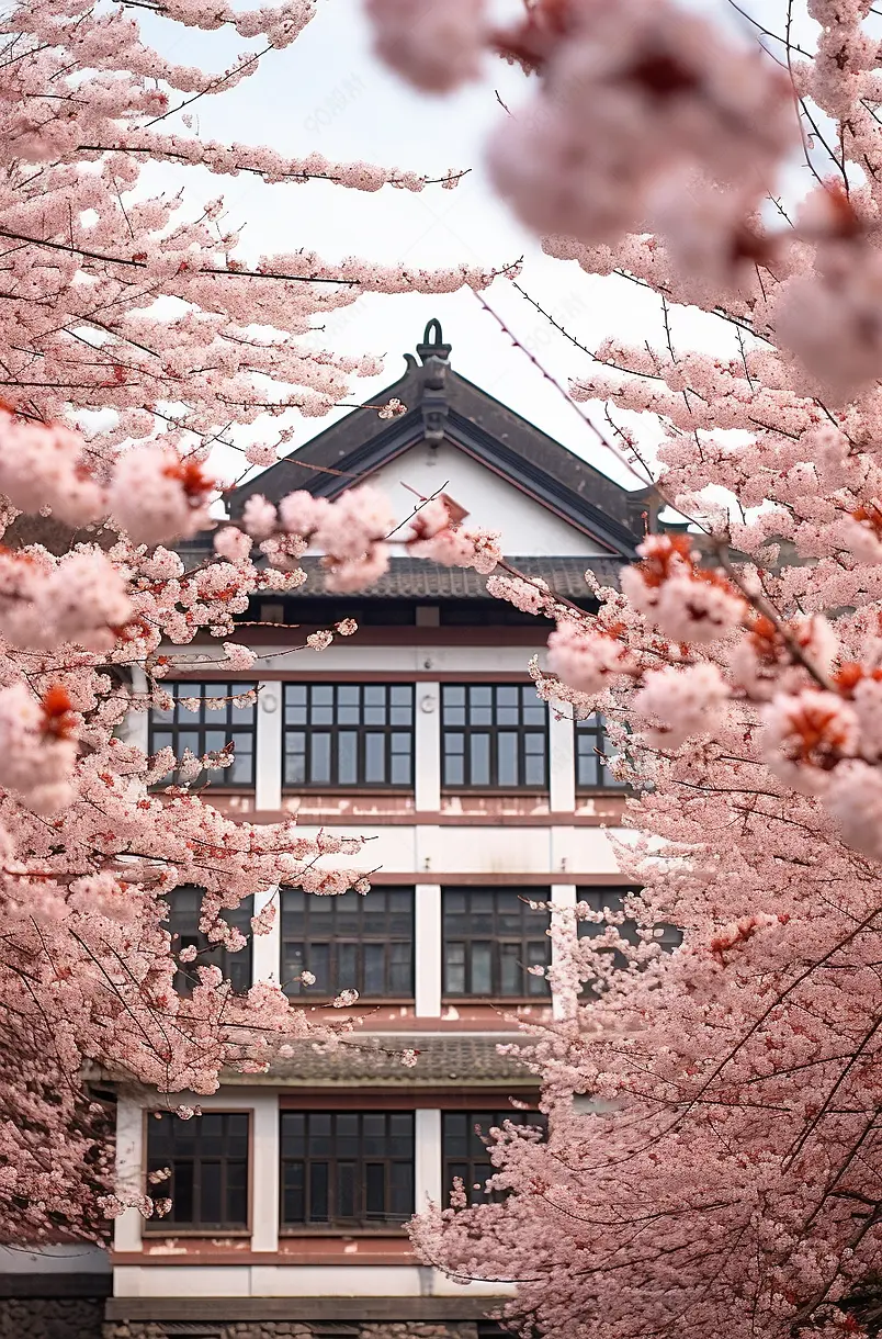 南京林业大学樱花盛开