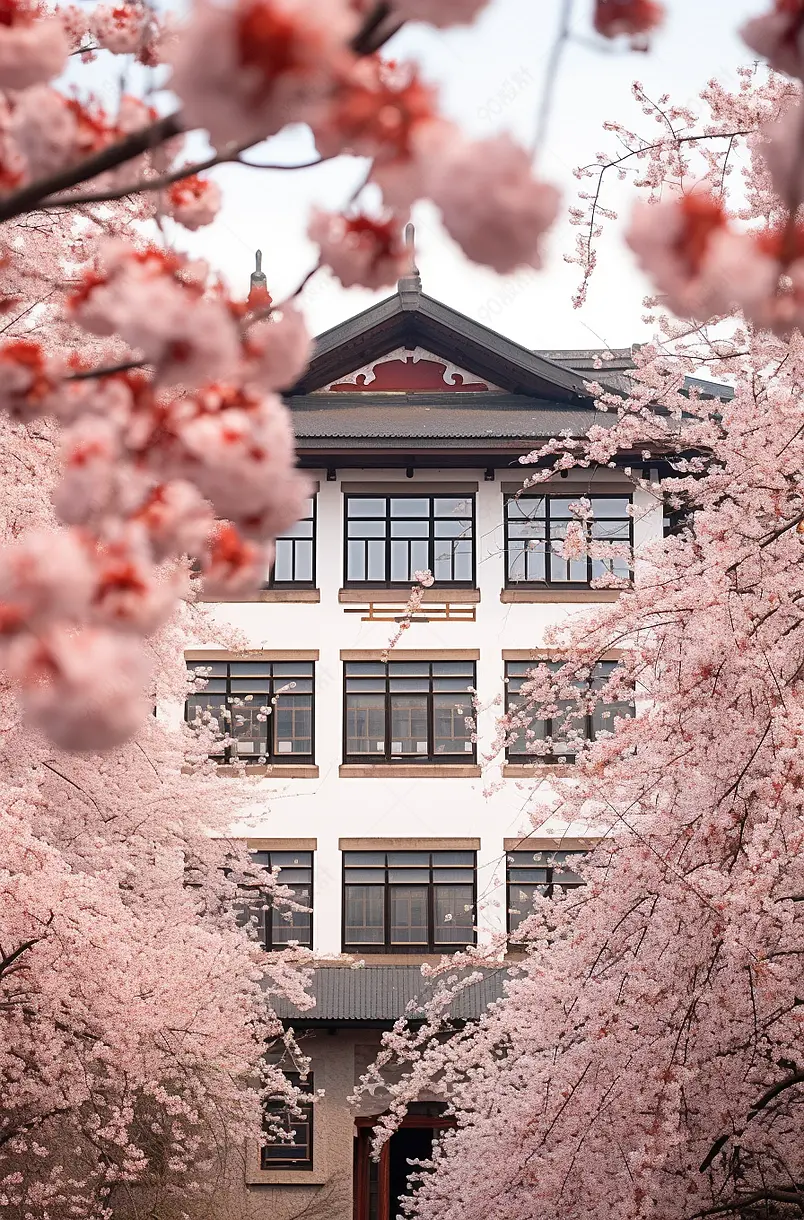 南京林业大学樱花盛开