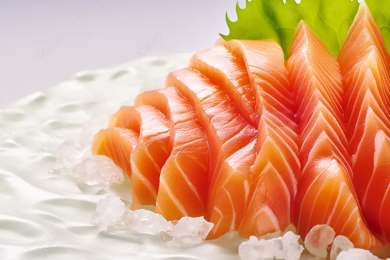 日本特色生鲜料理三文鱼美食生鱼片
