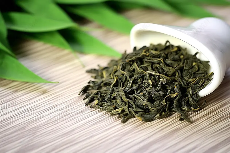 碧螺春极品茶叶绿茶摄影图