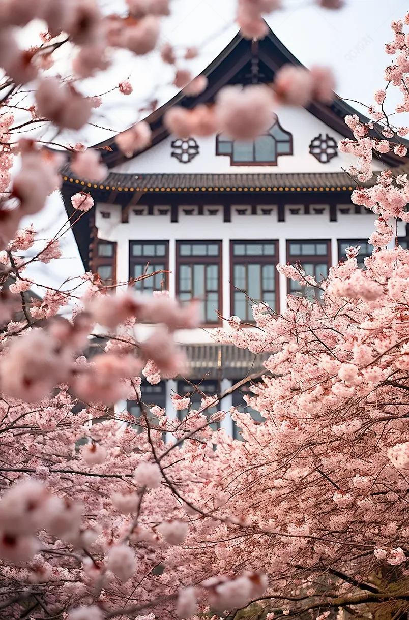 南京林业大学樱花盛开