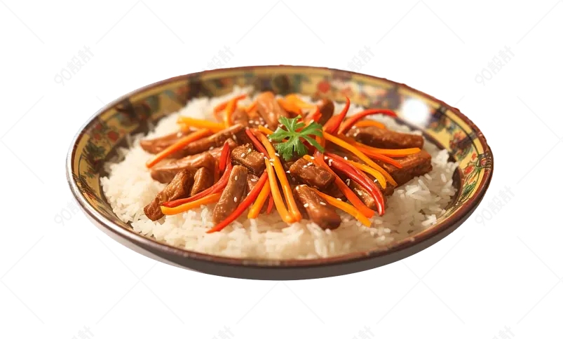 中餐炒菜菜品元素设计