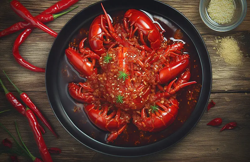 摄影图高清的图片电商产品拍摄美食美味食物小龙虾美食
