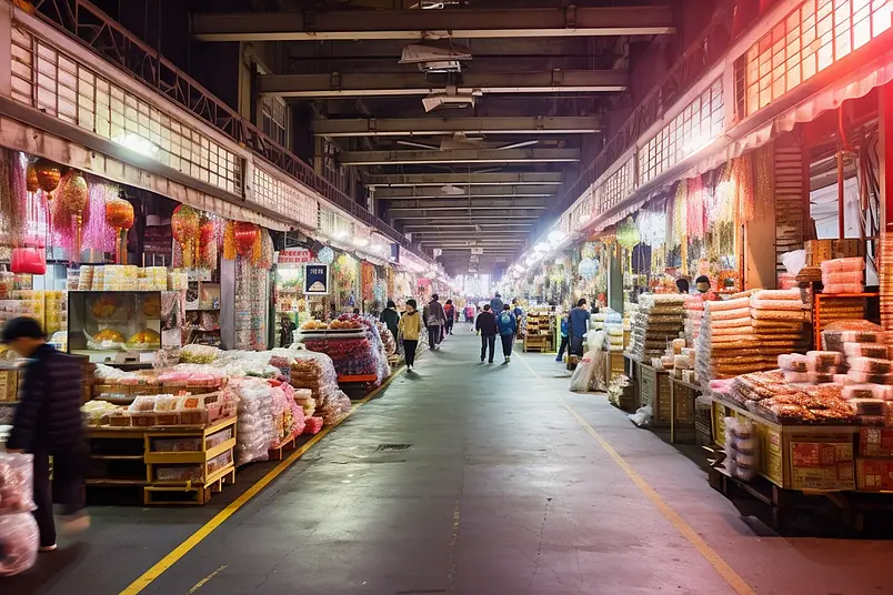 蔬菜农贸干果干货百货农批市场