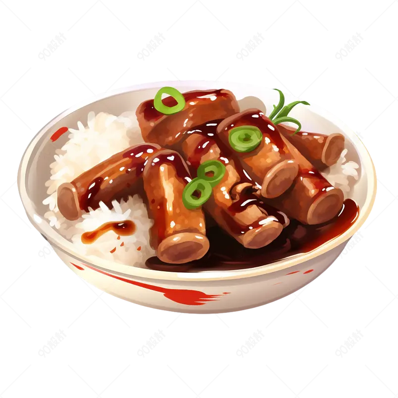 炒菜餐饮美食元素设计