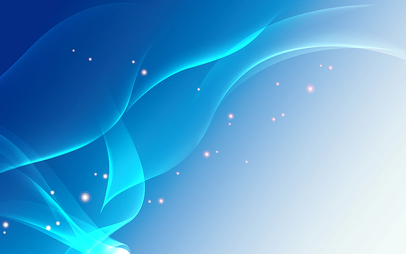 蓝色渐变流线体光束波纹星光科技感背景